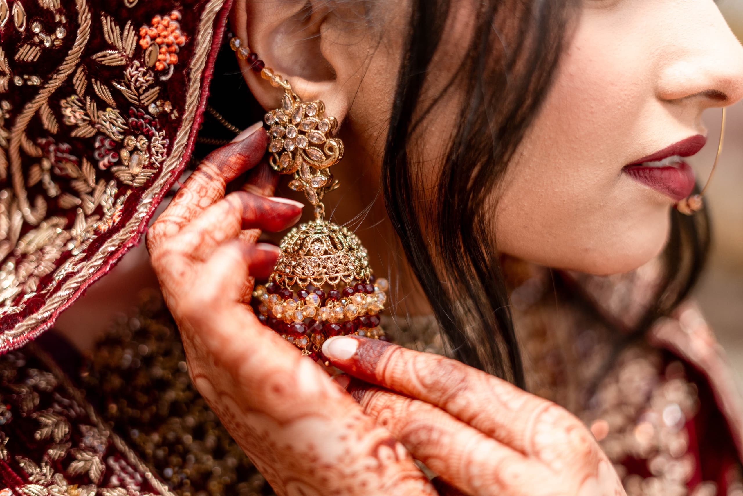 Bridal portrait and wedding details — Films Reimagined